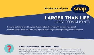 Larger than life: Large format prints
